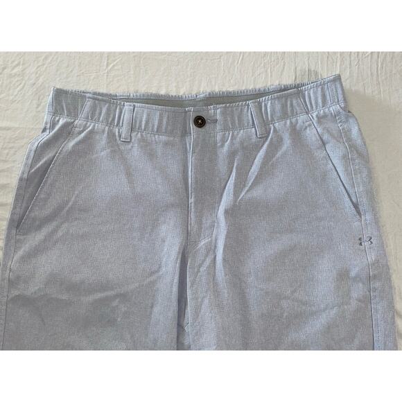 Under Armour Loose Flat Front Lightweight Vented Mesh Golf Shorts. Men's 36, EUC - Picture 2 of 5